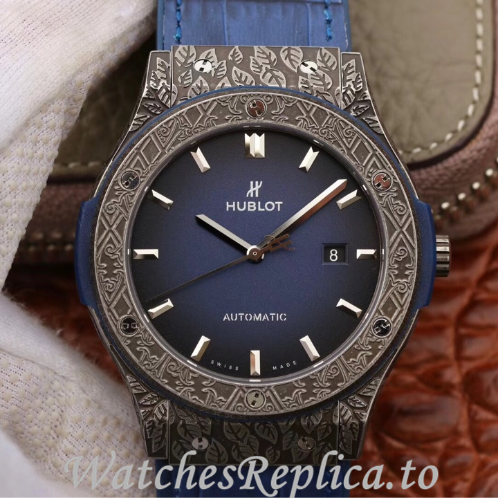 Hublot Replica Classic Fusion Series Leather strap 45MM - WatchesReplica.is