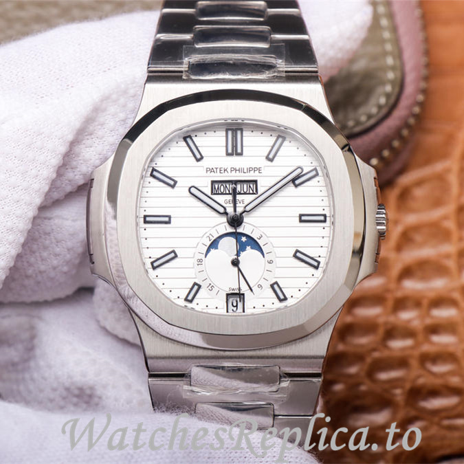 Patek Philippe Replica Nautilus 5726 Stainless steel strap 40.5MM - WatchesReplica.is