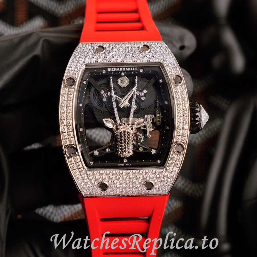 Richard Mille Replica RM53 Rubber strap 50MM - WatchesReplica.is