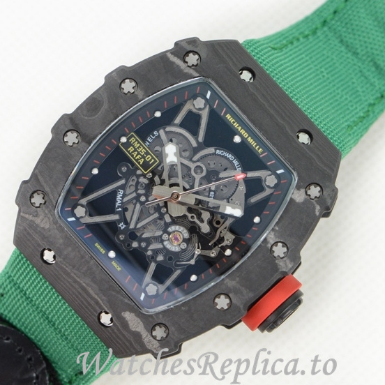 Richard Mille Replica RM35-01 Canvas strap 50MM - WatchesReplica.is