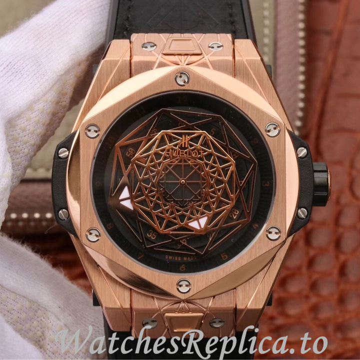 Hublot Replica 415.NX.1112.VR.MXM16 Rubber strap 45MM - WatchesReplica.is