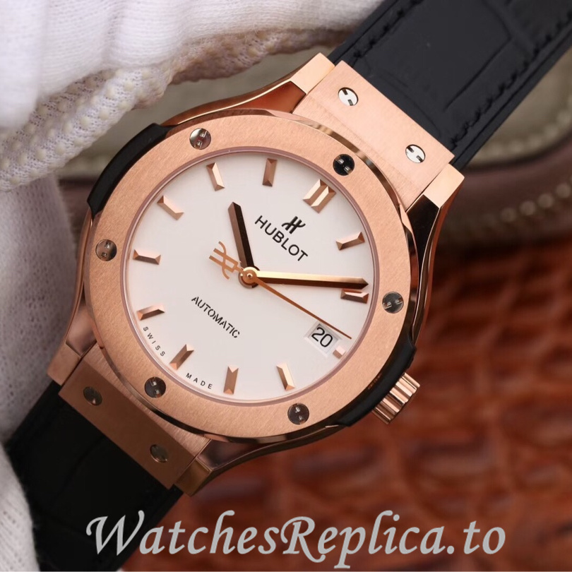 Hublot Replica 511.zp Leather strap 42MM - WatchesReplica.is