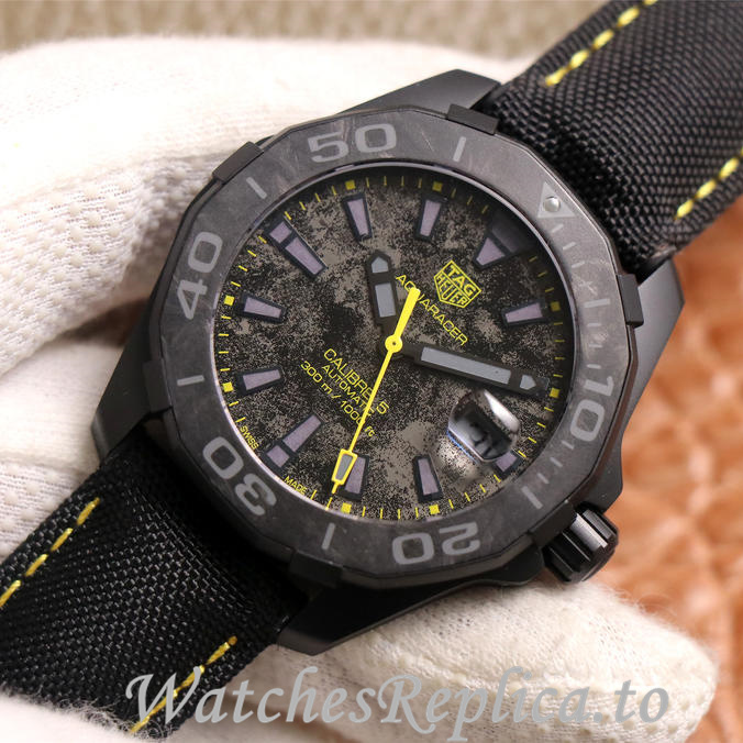 Tag Heuer Replica Aquaracer Canvas strap 41MM - WatchesReplica.is
