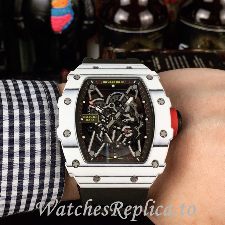 Richard Mille Replica RM35-02 Rubber strap 50MM - WatchesReplica.is