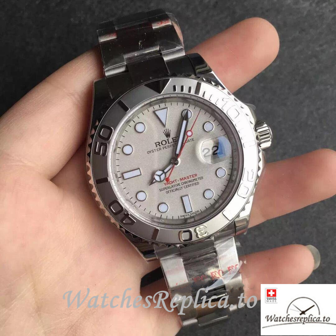 Swiss Rolex Yacht-Master Replica 116622 Stainless steel strap 40MM - WatchesReplica.is