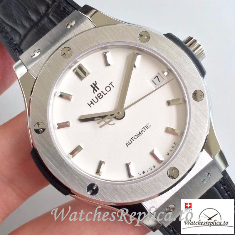 Swiss Hublot Classic Fusion Replica 511.NX.2610.LR Black Strap 38MM - WatchesReplica.is