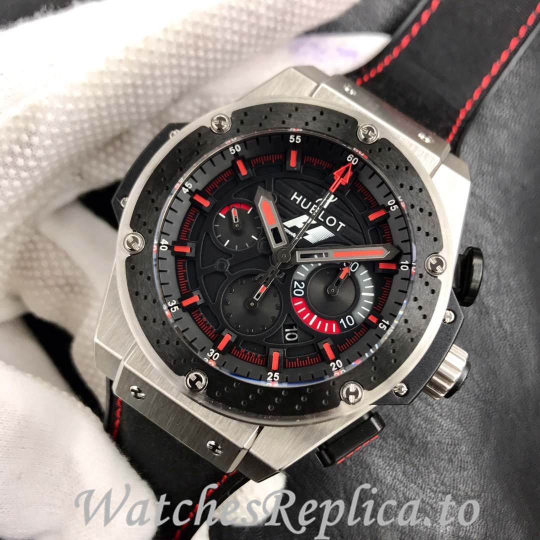 Hublot Replica King Power F1 Rubber strap 45MM - WatchesReplica.is