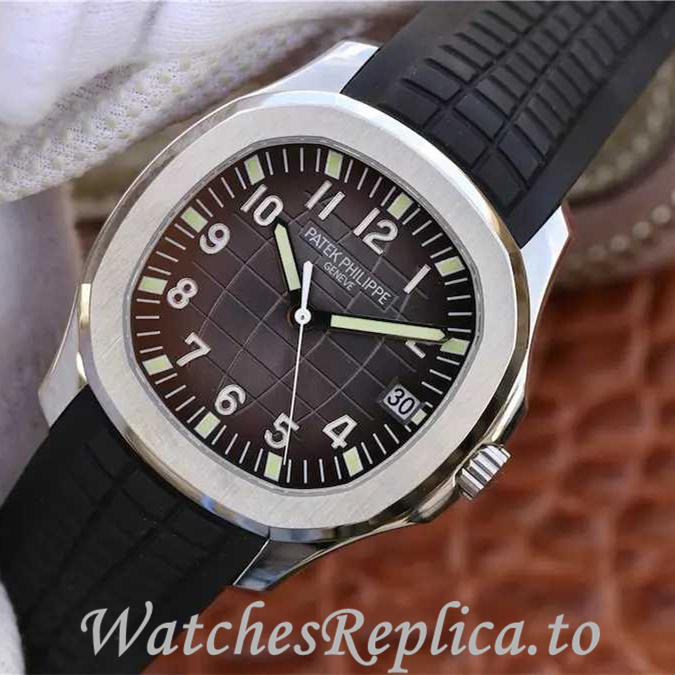 Patek Philippe Replica Aquanaut Rubber strap 42MM - WatchesReplica.is