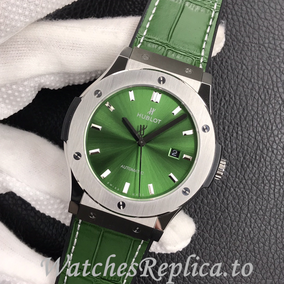 Hublot Replica Classic Fusion Series Leather strap 45MM - WatchesReplica.is