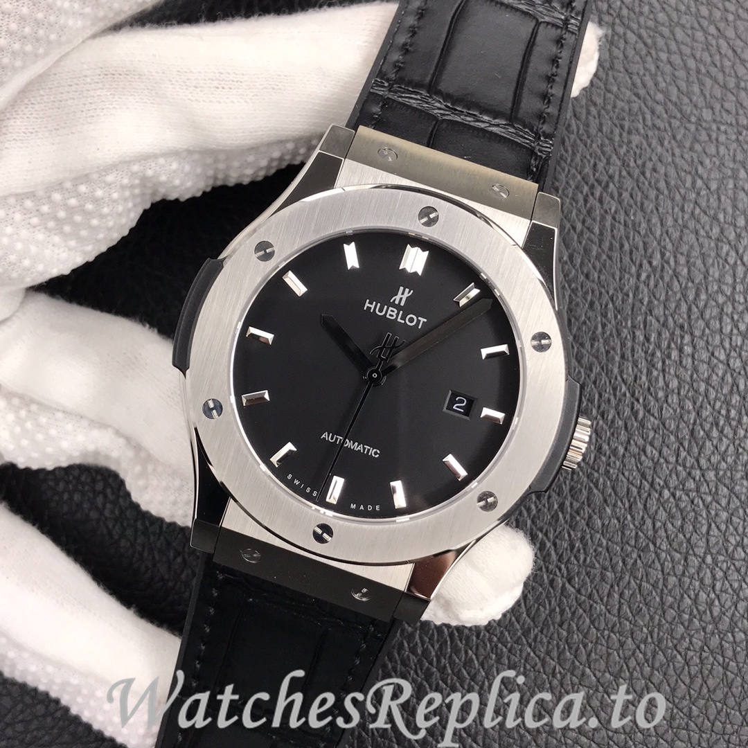 Hublot Replica Classic Fusion Series Leather strap 45MM - WatchesReplica.is