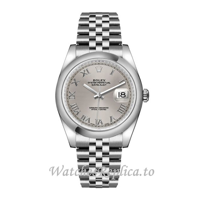 Replica Rolex Datejust 116200-10 36MM Stainless steel strap Mens Watch - WatchesReplica.is