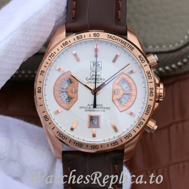Tag Heuer Replica Carrera CAV514C.FC8171 Leather strap 43MM - WatchesReplica.is