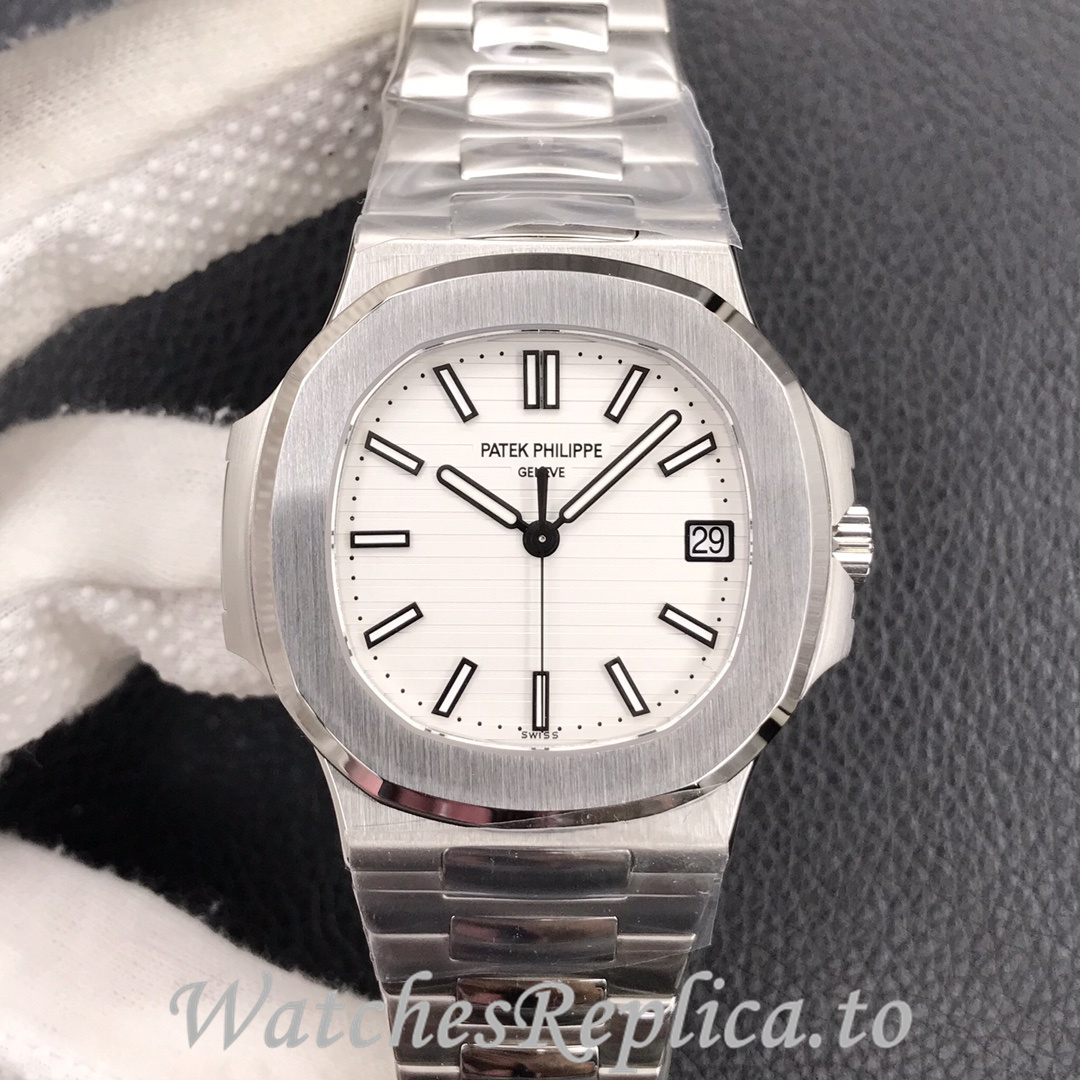 Patek Philippe Replica Nautilus 5711 Stainless steel strap 40MM - WatchesReplica.is