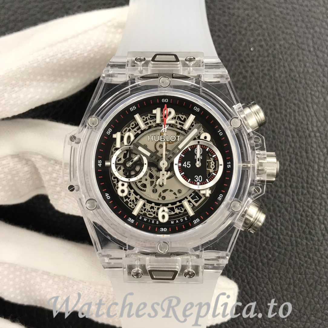 Hublot Replica 411.JX.4802.RT Rubber strap 45MM - WatchesReplica.is