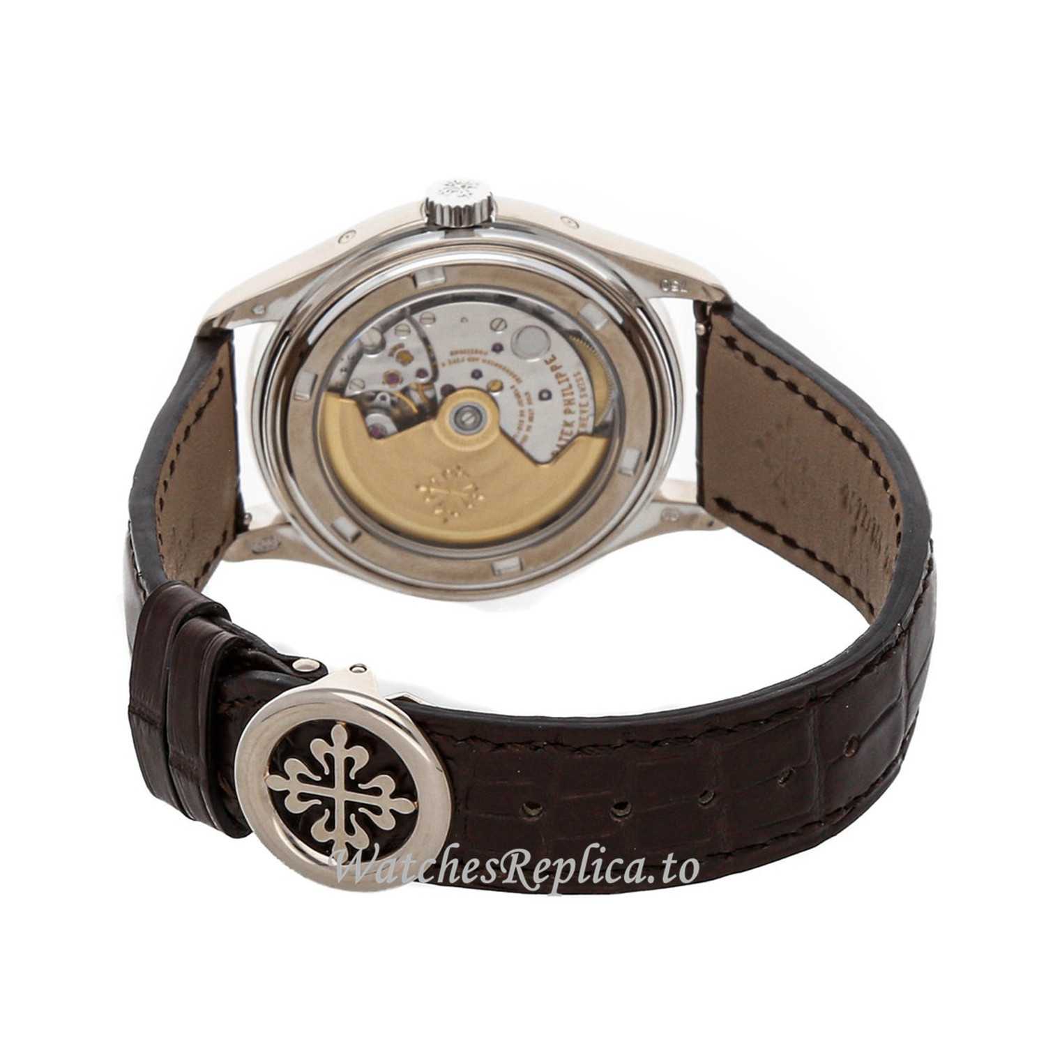 Patek Philippe Annual Calendar Replica Watch 5146G-010 39MM - WatchesReplica.is