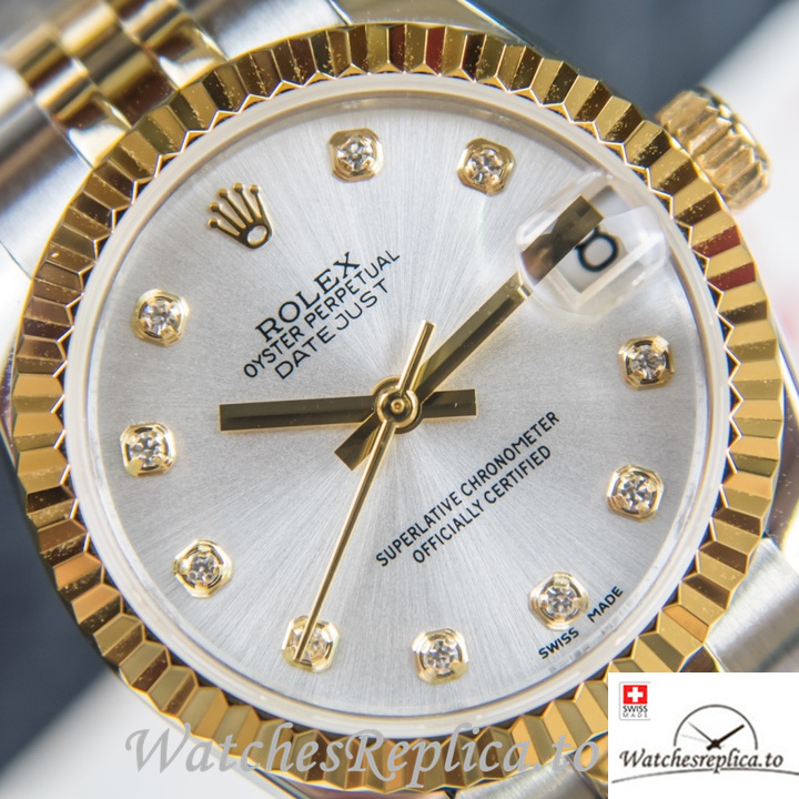 Swiss Rolex Datejust Replica 178273 Stainless steel strap 31MM - WatchesReplica.is