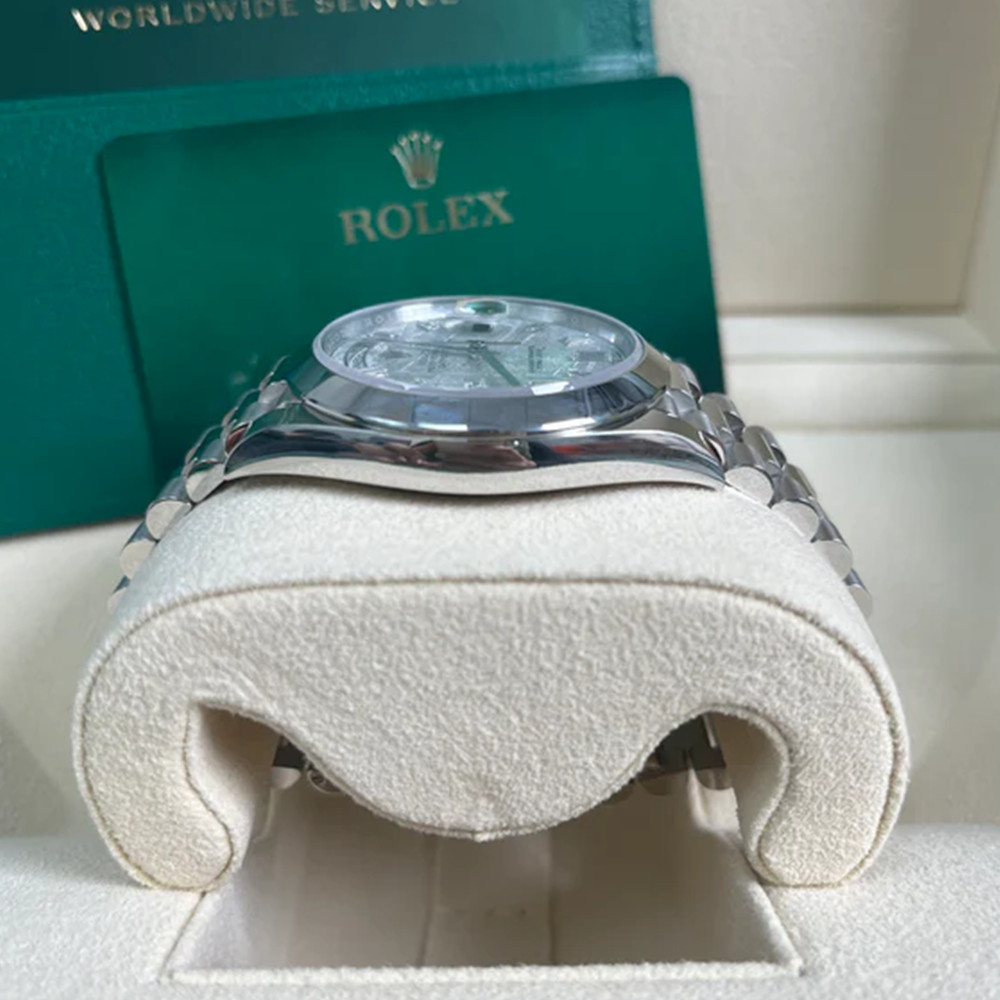 Rolex Day-Date 40mm Diamond Dial 228206 - WatchesReplica.is