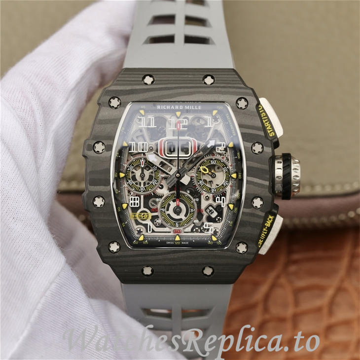 Richard Mille Replica RM11-03 Rubber strap 50MM - WatchesReplica.is