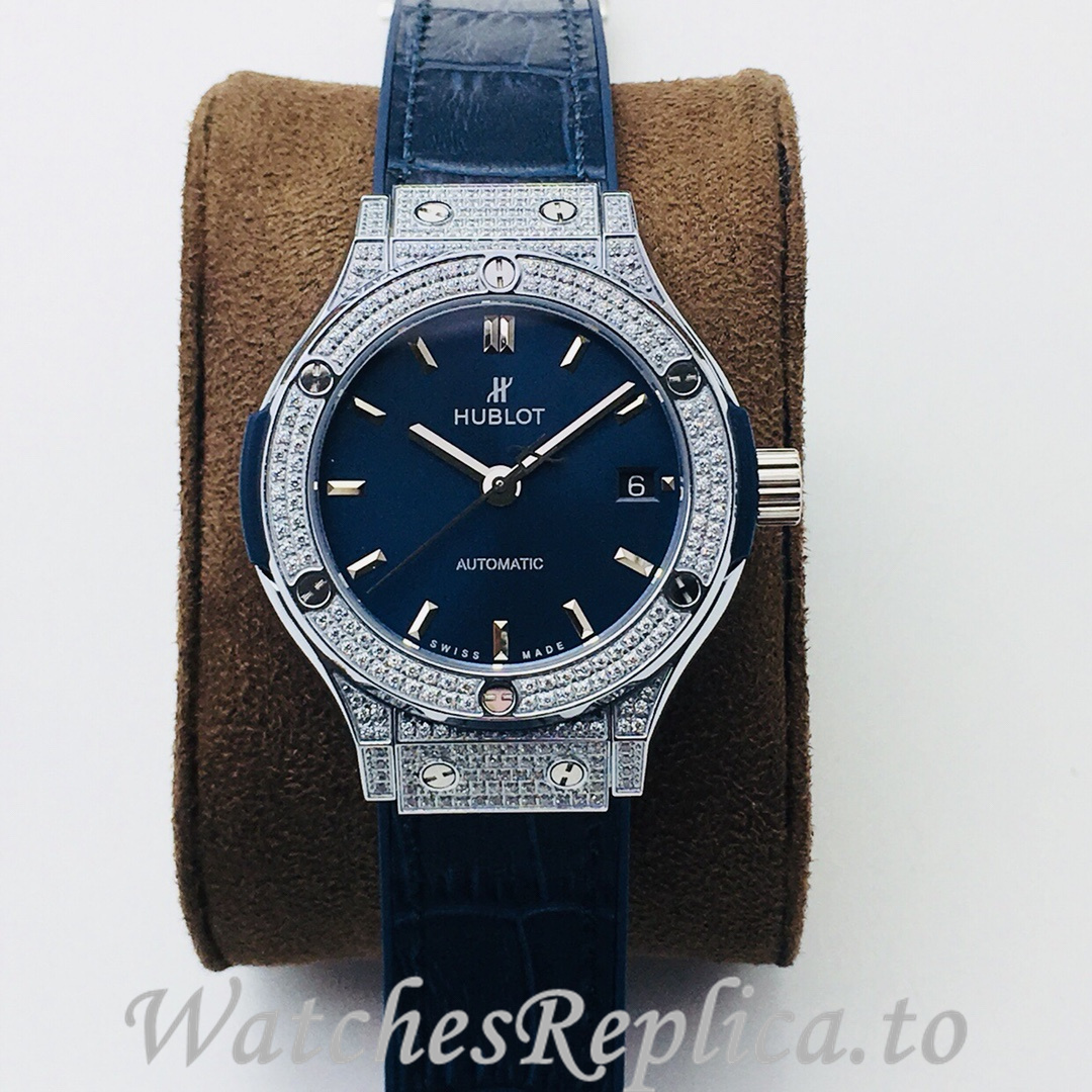 Hublot Replica Classic-Fusion-Series Leather strap 38MM - WatchesReplica.is