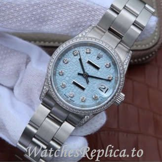 Swiss Rolex Datejust Replica 178383 Stainless steel strap 31MM - WatchesReplica.is