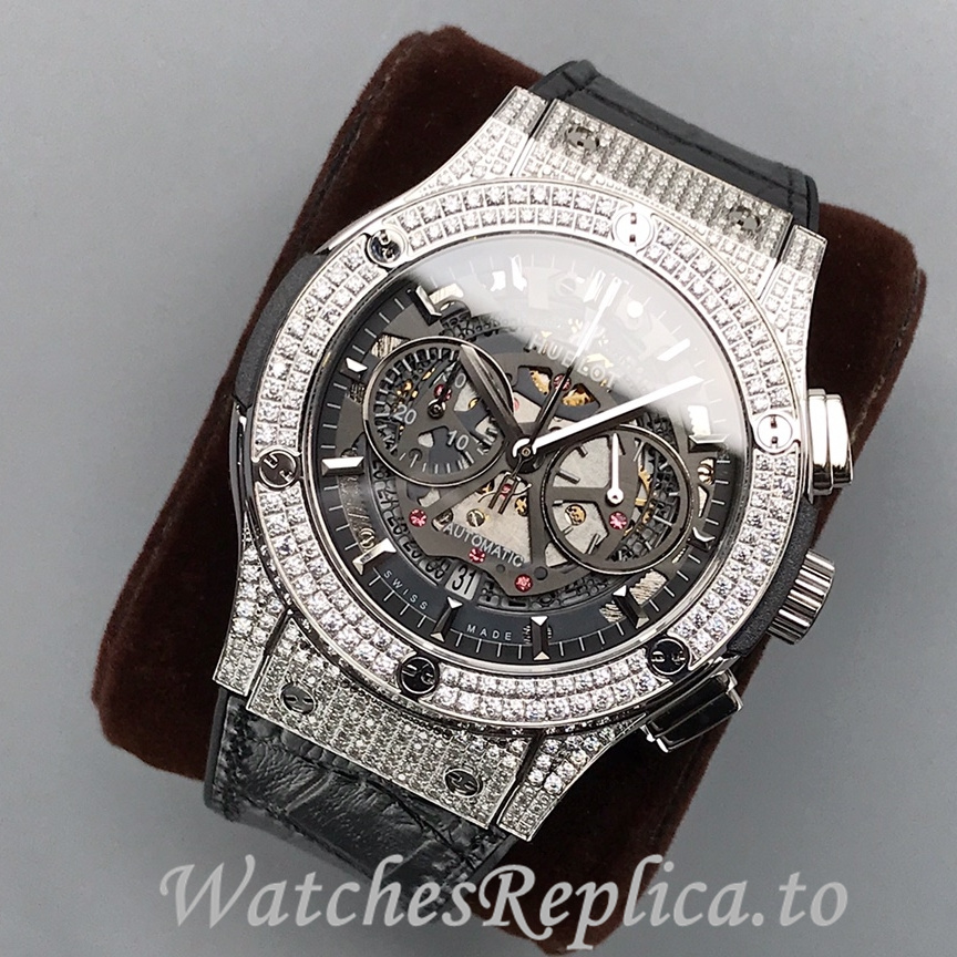 Hublot Replica Classic Fusion Leather strap 45MM - WatchesReplica.is