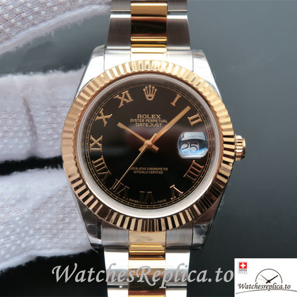 Swiss Rolex Datejust 116333-72213 Stainless steel strap 41MM - WatchesReplica.is