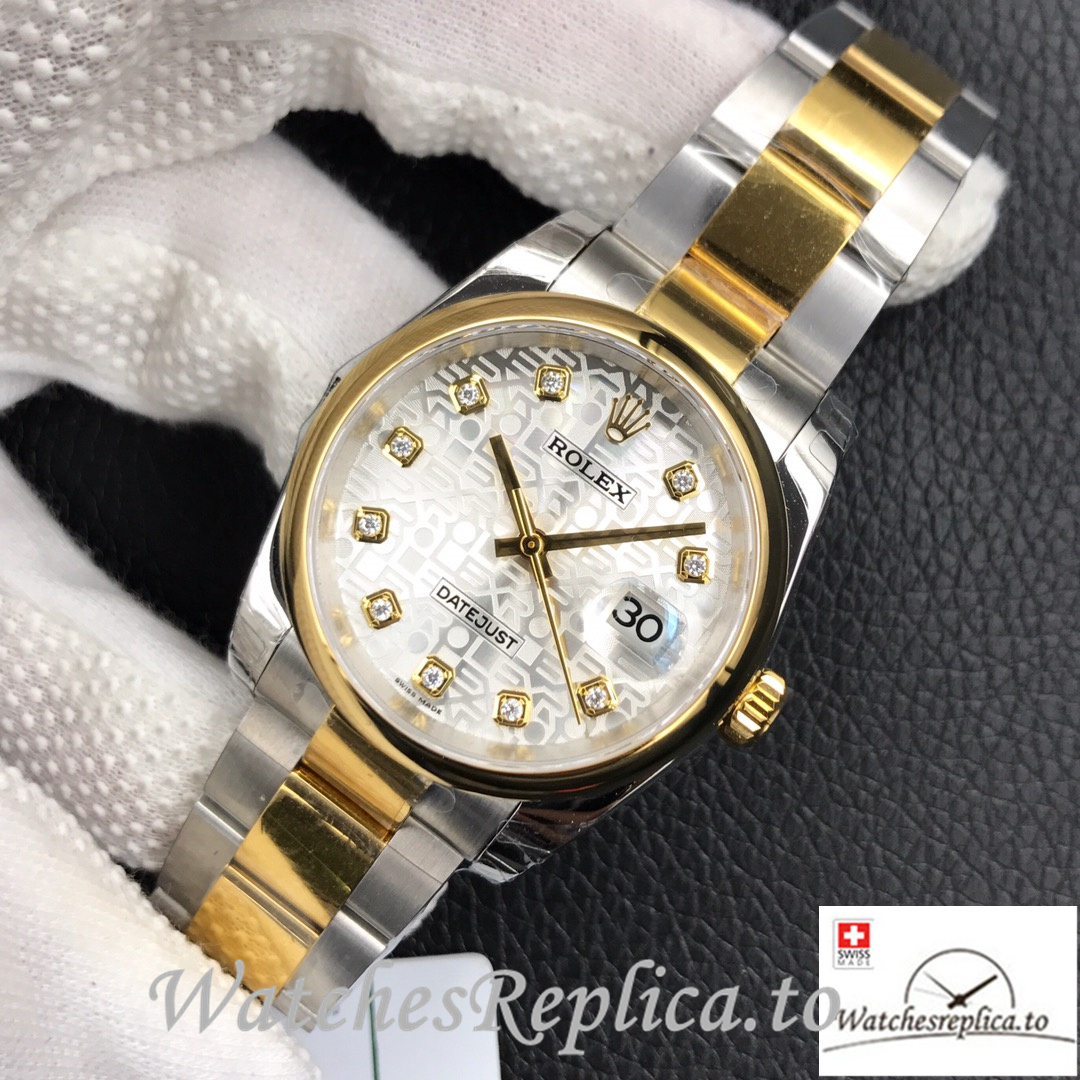 Swiss Rolex Datejust 126334 Replica Stainless steel strap 41MM - WatchesReplica.is