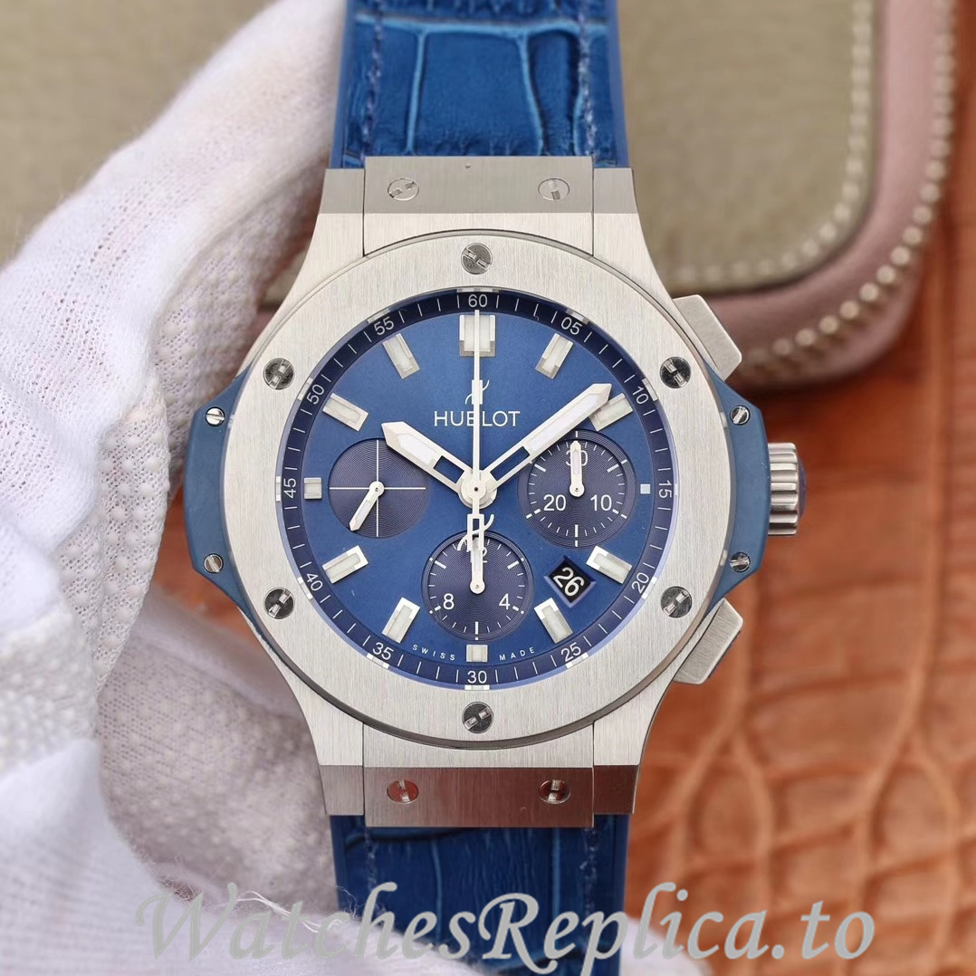 Hublot Replica Big Bang Leather strap 44MM - WatchesReplica.is
