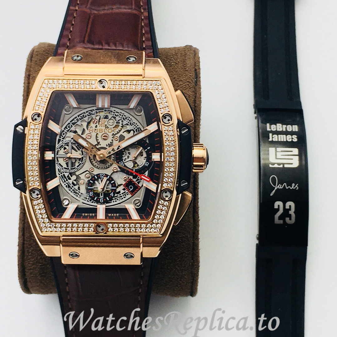 Hublot Replica SPIRIT OF BIG BANG Leather strap 42MM - WatchesReplica.is