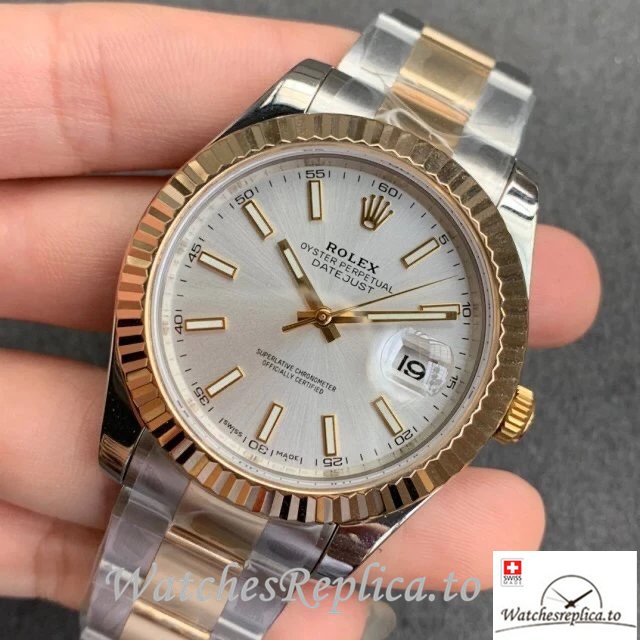 Swiss Rolex Datejust Replica 126333-0001 Stainless steel strap 41MM - WatchesReplica.is