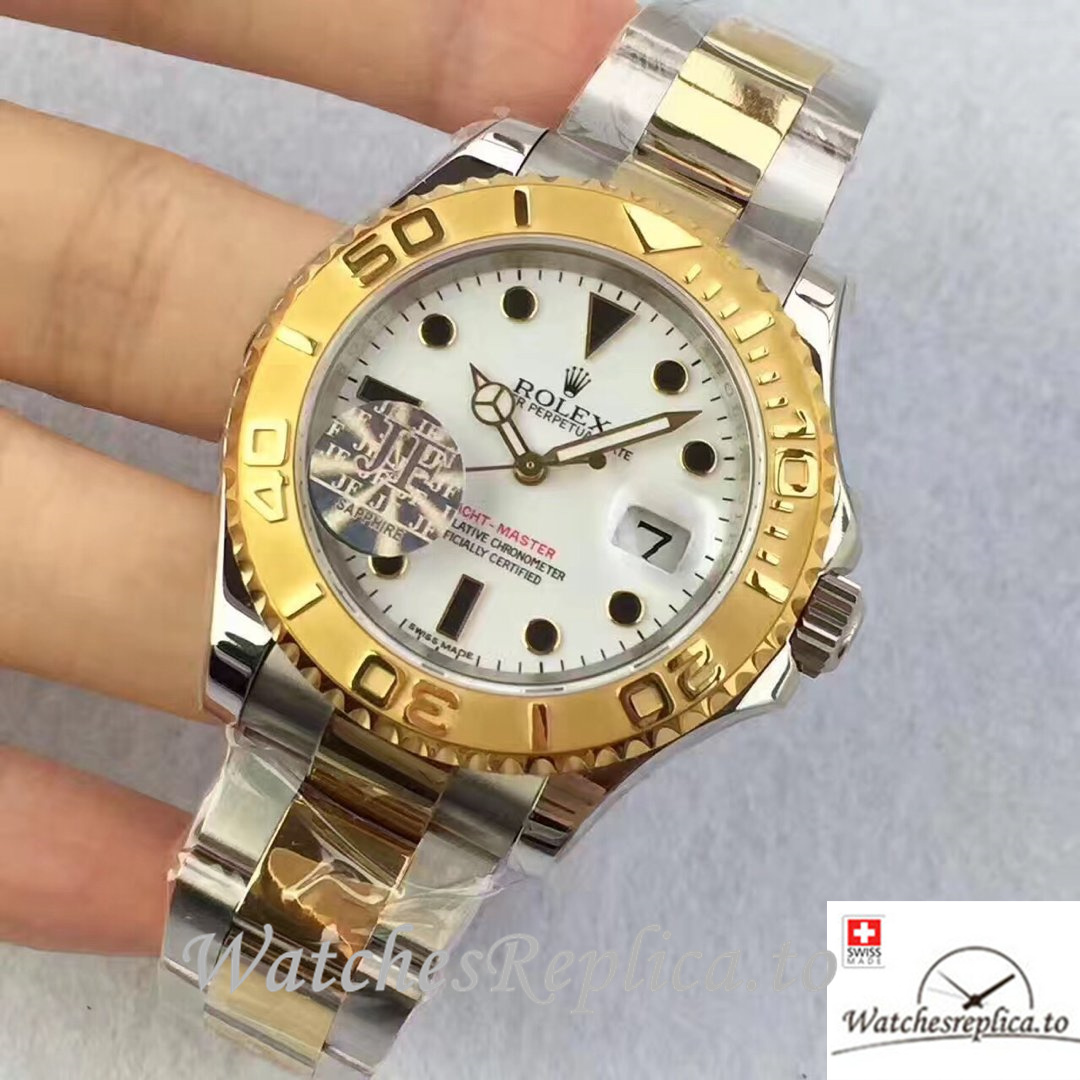 Swiss Rolex Yacht-Master Replica 116623 Stainless steel strap 40MM - WatchesReplica.is