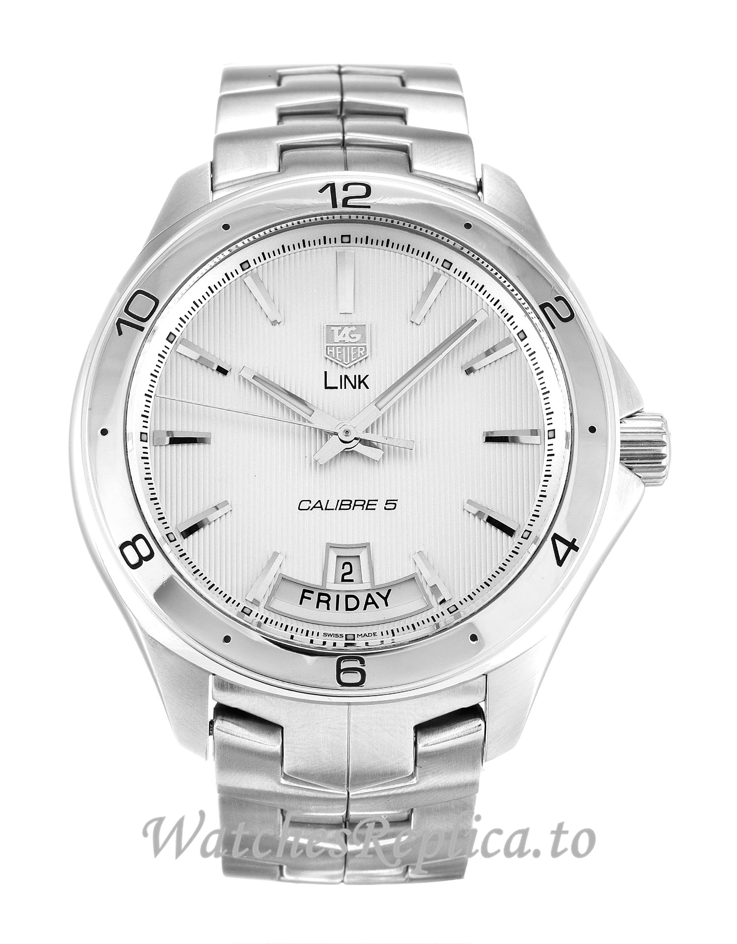Tag Heuer Link Silver Dial WAT2011.BA0951 42 MM - WatchesReplica.is