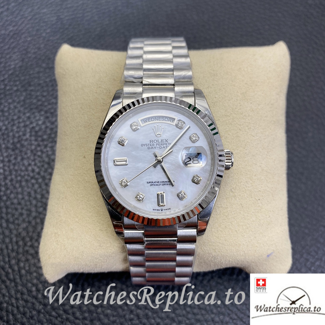 Swiss Rolex Datejust Replica 126233 Stainless steel strap 36MM - WatchesReplica.is
