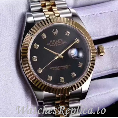 Swiss Rolex Datejust Replica 126233 Stainless steel strap 41MM - WatchesReplica.is