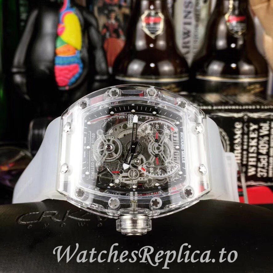 Richard Mille Replica RM011-FM Rubber strap 50MM - WatchesReplica.is