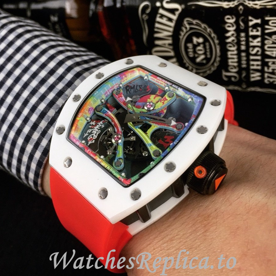 Richard Mille Replica RM68-01 Rubber strap 50MM - WatchesReplica.is