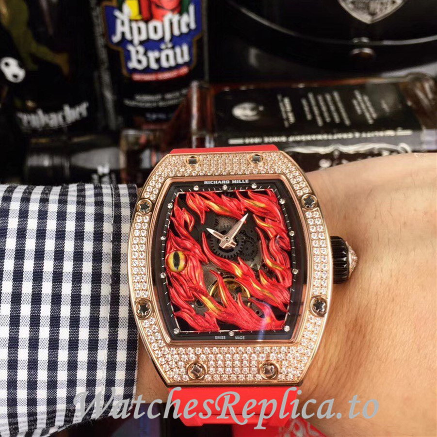 Richard Mille Replica RM23-02 Rubber strap 50MM - WatchesReplica.is