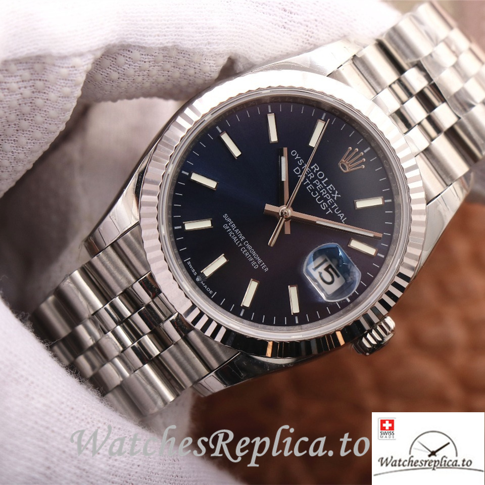 Swiss Rolex Datejust Replica 126233 Stainless steel strap 36MM - WatchesReplica.is
