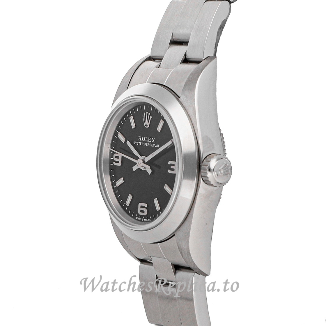 Replica Rolex Oyster Perpetual 76080 24MM Ladies Watch - WatchesReplica.is