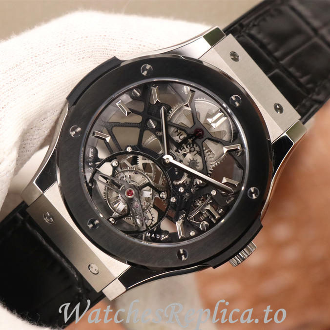 Hublot Replica Classic Fusion Series Leather strap 45MM - WatchesReplica.is