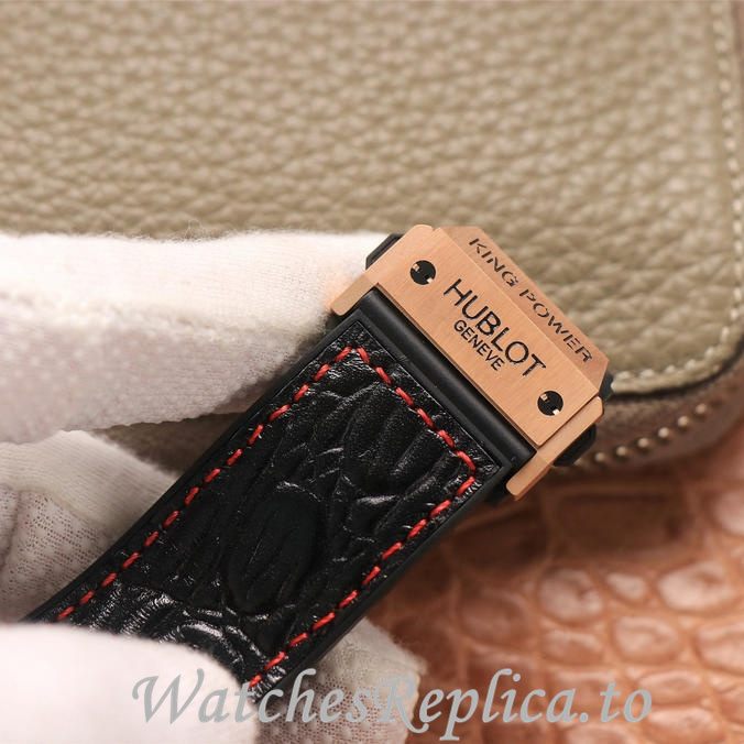 Hublot Replica Ferrari F1 Leather strap 46MM - WatchesReplica.is