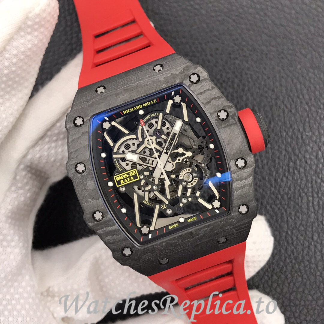 Richard Mille Replica RM35-02 Rubber strap 50MM - WatchesReplica.is