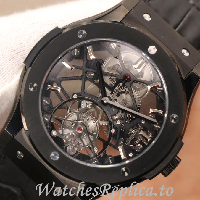 Hublot Replica Classic Fusion Series Leather strap 45MM - WatchesReplica.is
