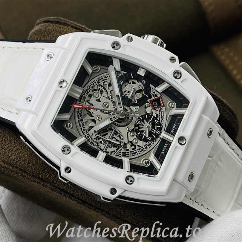 Hublot Replica SPIRIT OF BIG BANG Leather strap 42MM - WatchesReplica.is