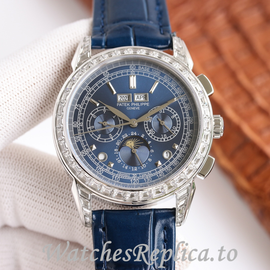 Patek Philippe Replica Complications 5270 Leather strap 41MM - WatchesReplica.is