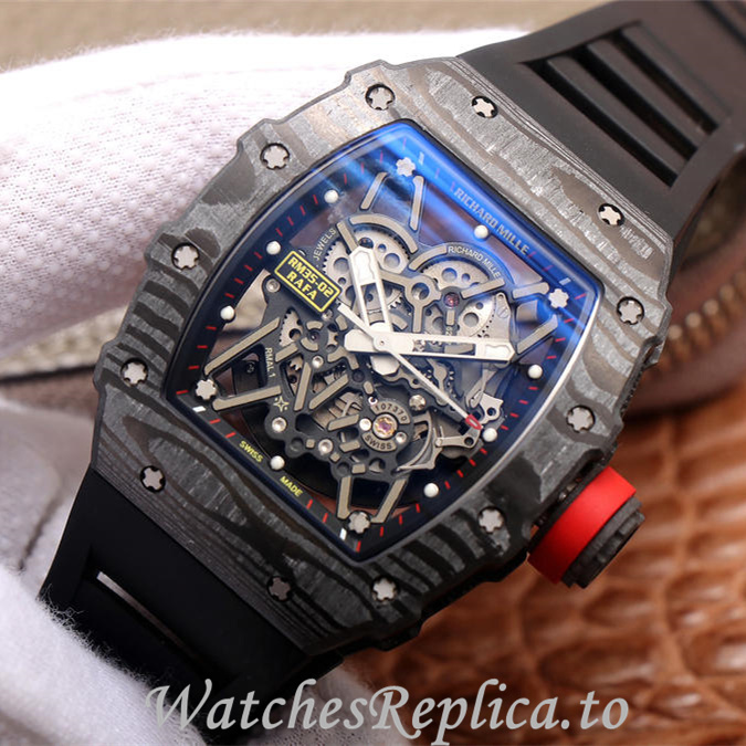 Richard Mille Replica RM35-02 Rubber strap 50MM - WatchesReplica.is