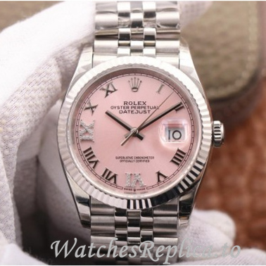 Swiss Rolex Datejust Replica 116234 Stainless steel strap 36MM - WatchesReplica.is
