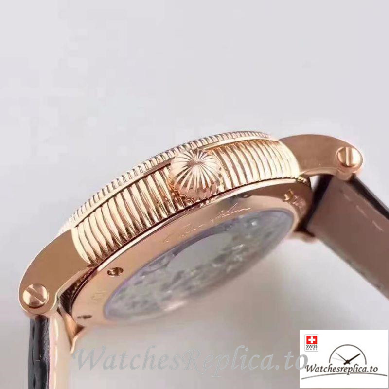 Swiss Patek Philippe Tourbillon Replica Rose Gold Bezel 43MM - WatchesReplica.is
