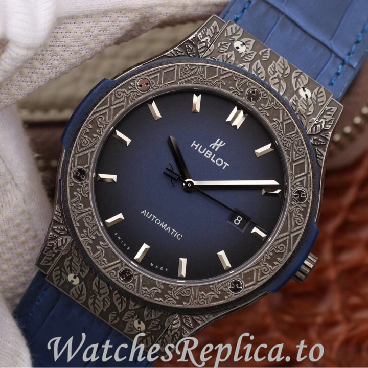 Hublot Replica Classic Fusion Series Leather strap 45MM - WatchesReplica.is