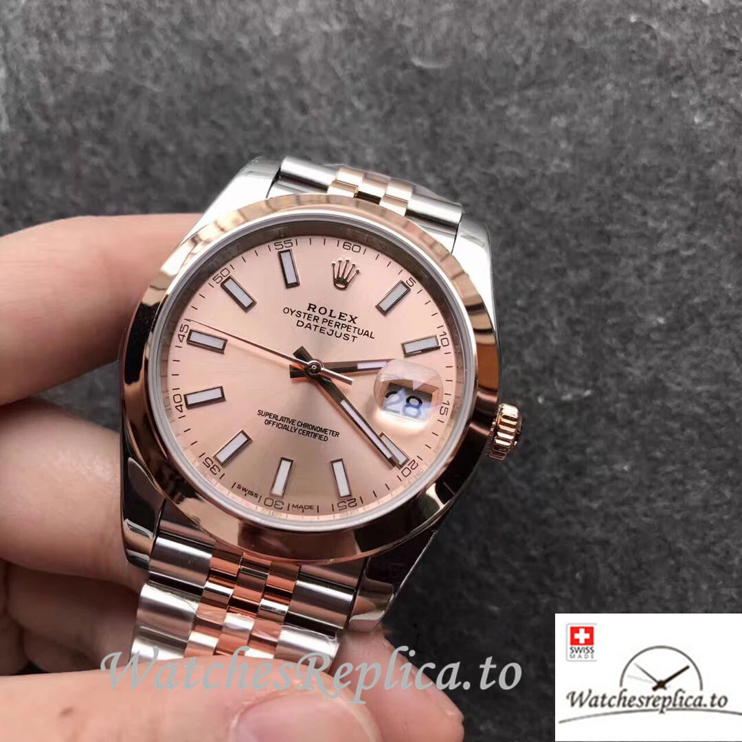 Swiss Rolex Datejust Replica 126301 Stainless steel strap 41MM - WatchesReplica.is
